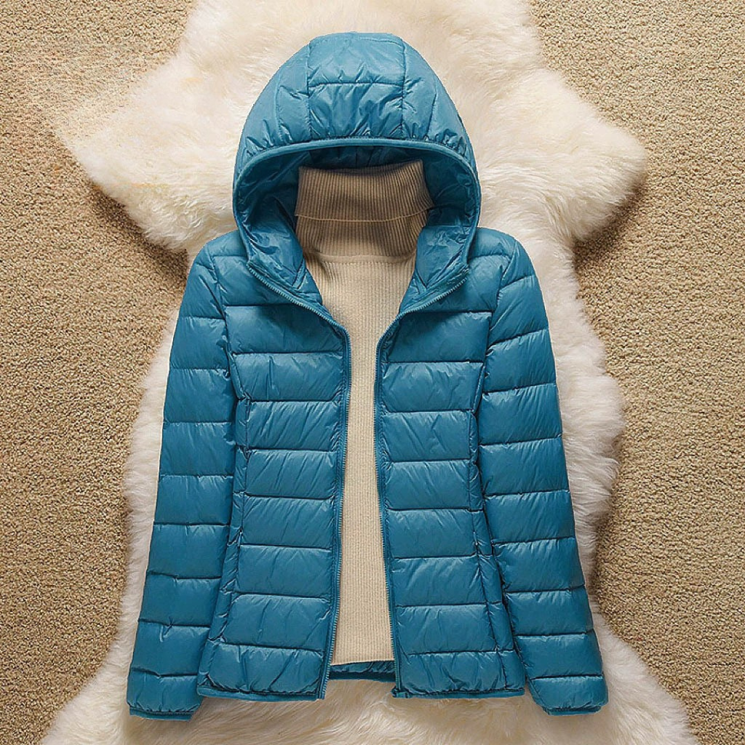 Olivia Mid-Season Jacket | Ocean Blue