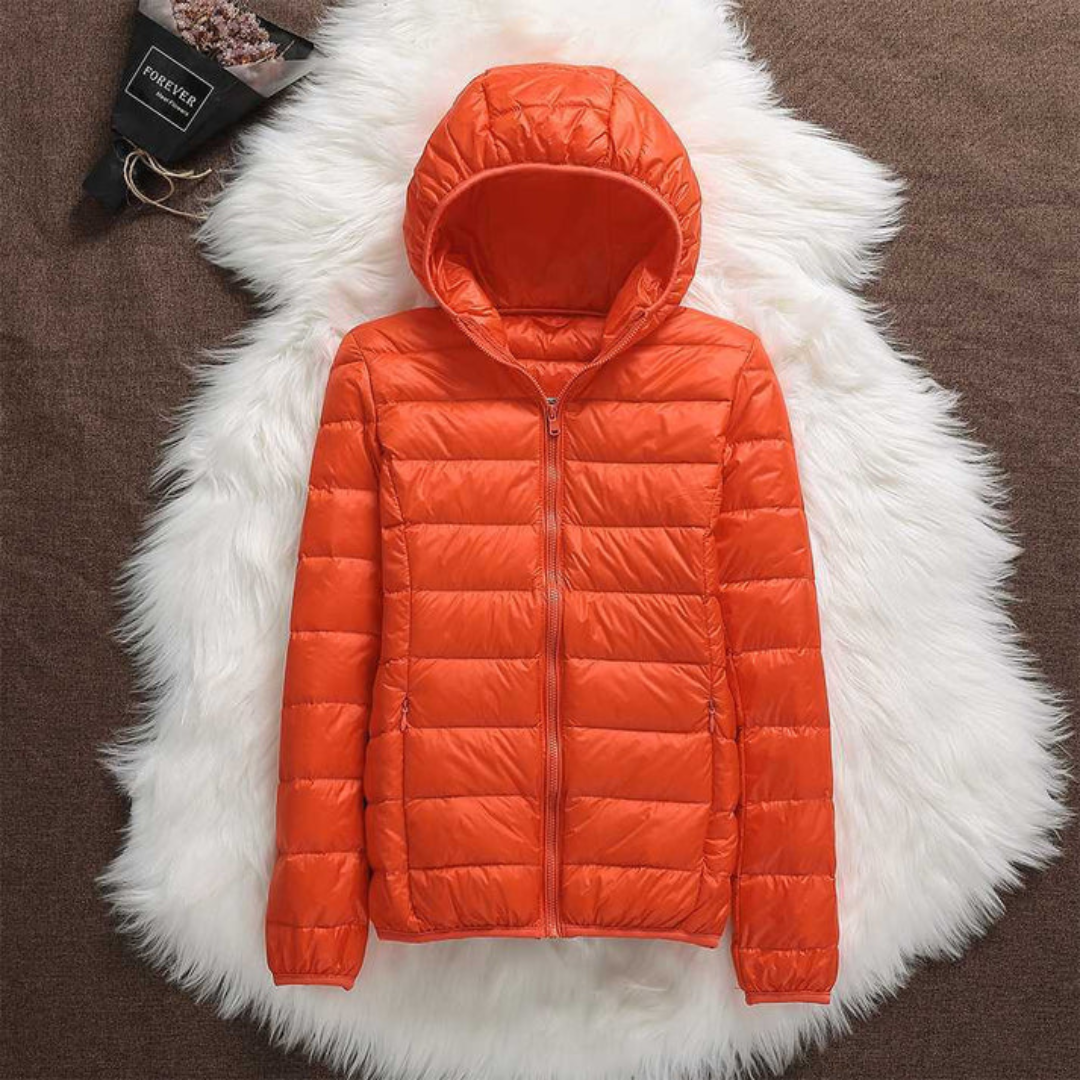 Olivia Mid-Season Jacket | Orange