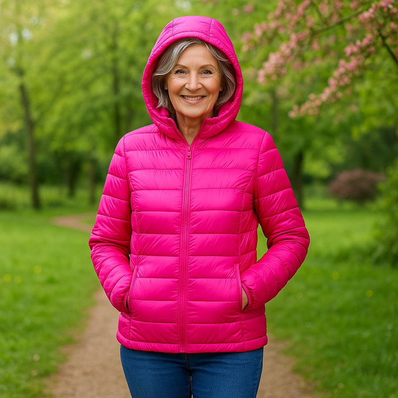 Olivia Mid-Season Jacket | Pink