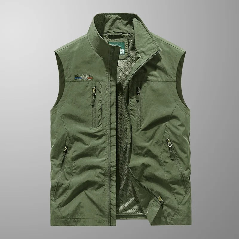 DANIEL | Multi-Pocket Breathable Outdoor Cargo Vest