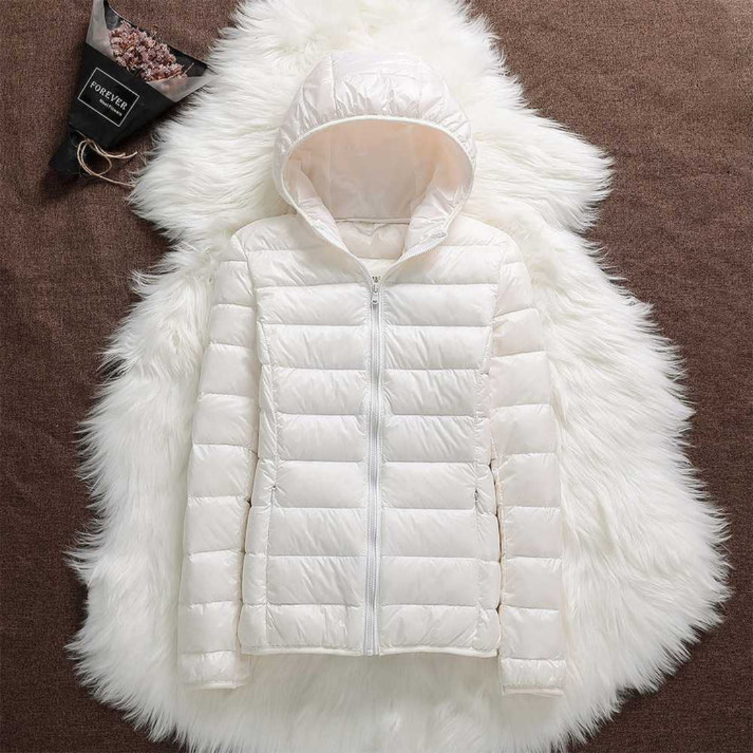Olivia Mid-Season Jacket | White