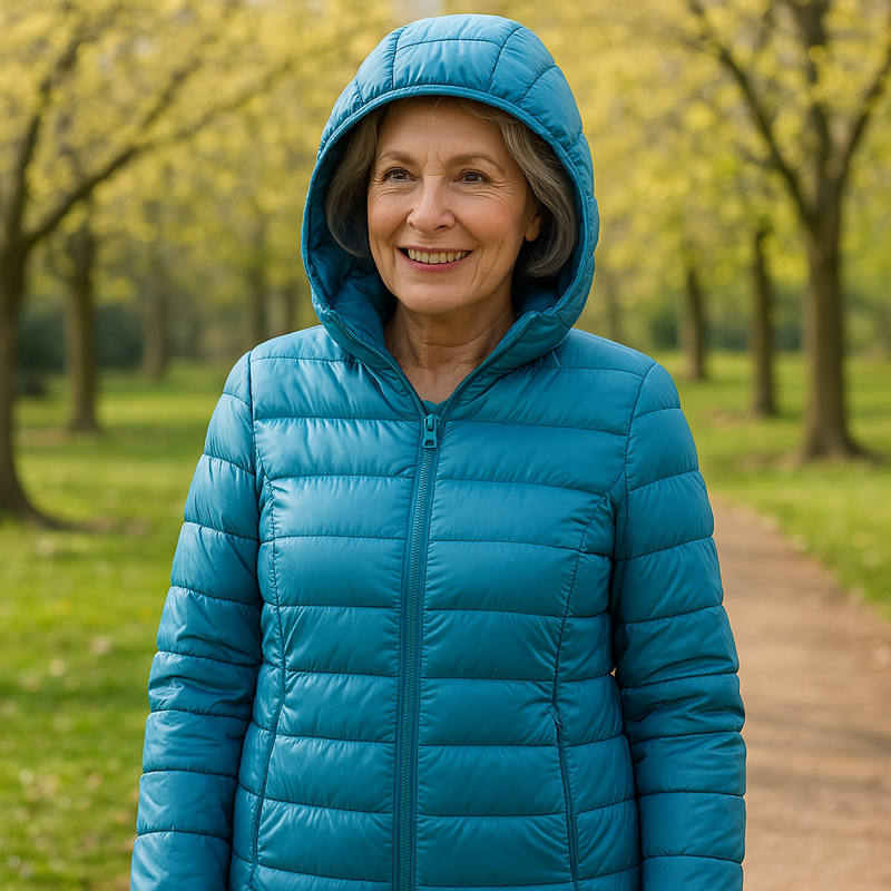 Olivia Mid-Season Jacket | Ocean Blue