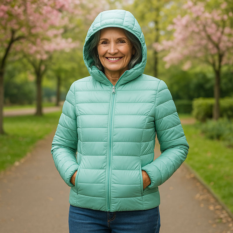 Olivia Mid-Season Jacket | Light Blue