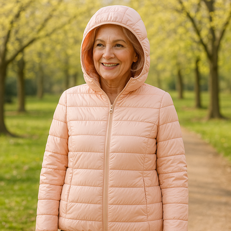 Olivia Mid-Season Jacket | Light Pink
