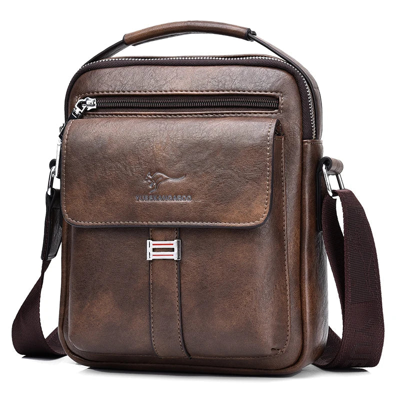 Toby | Vintage Leather Messenger Bag