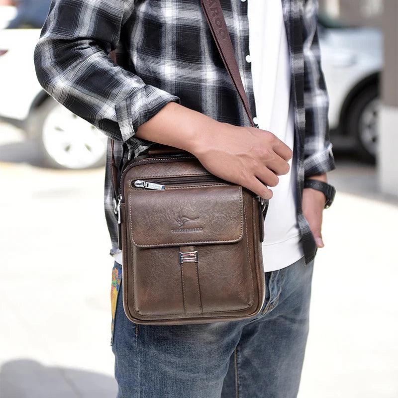 Toby | Vintage Leather Messenger Bag