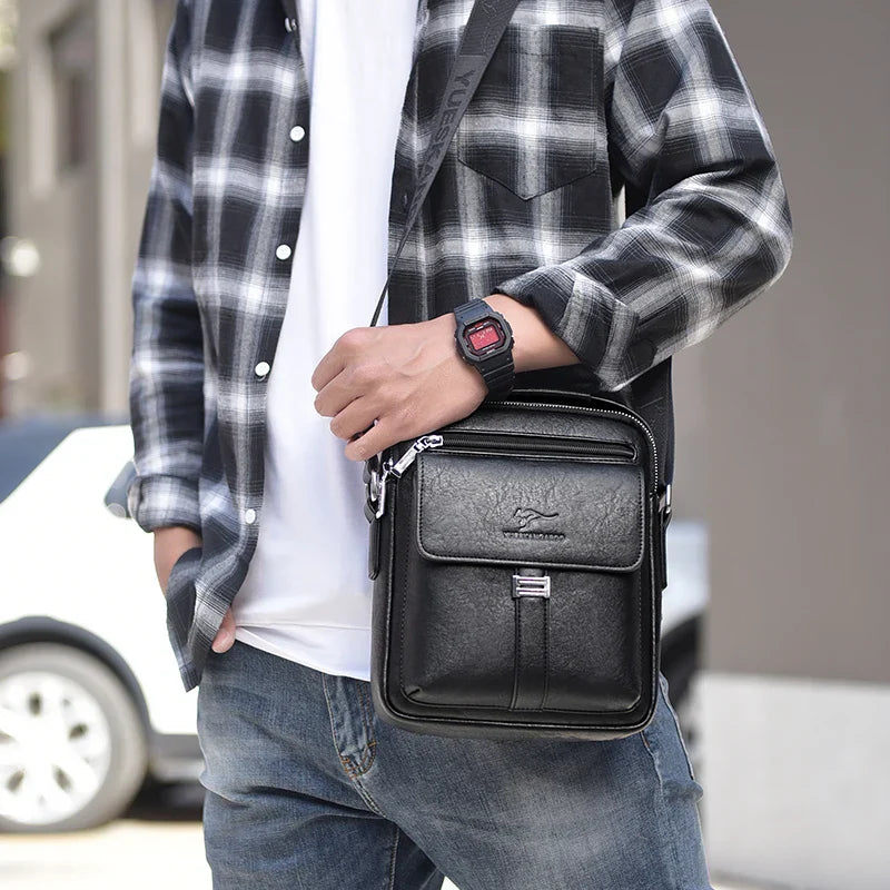 Toby | Vintage Leather Messenger Bag