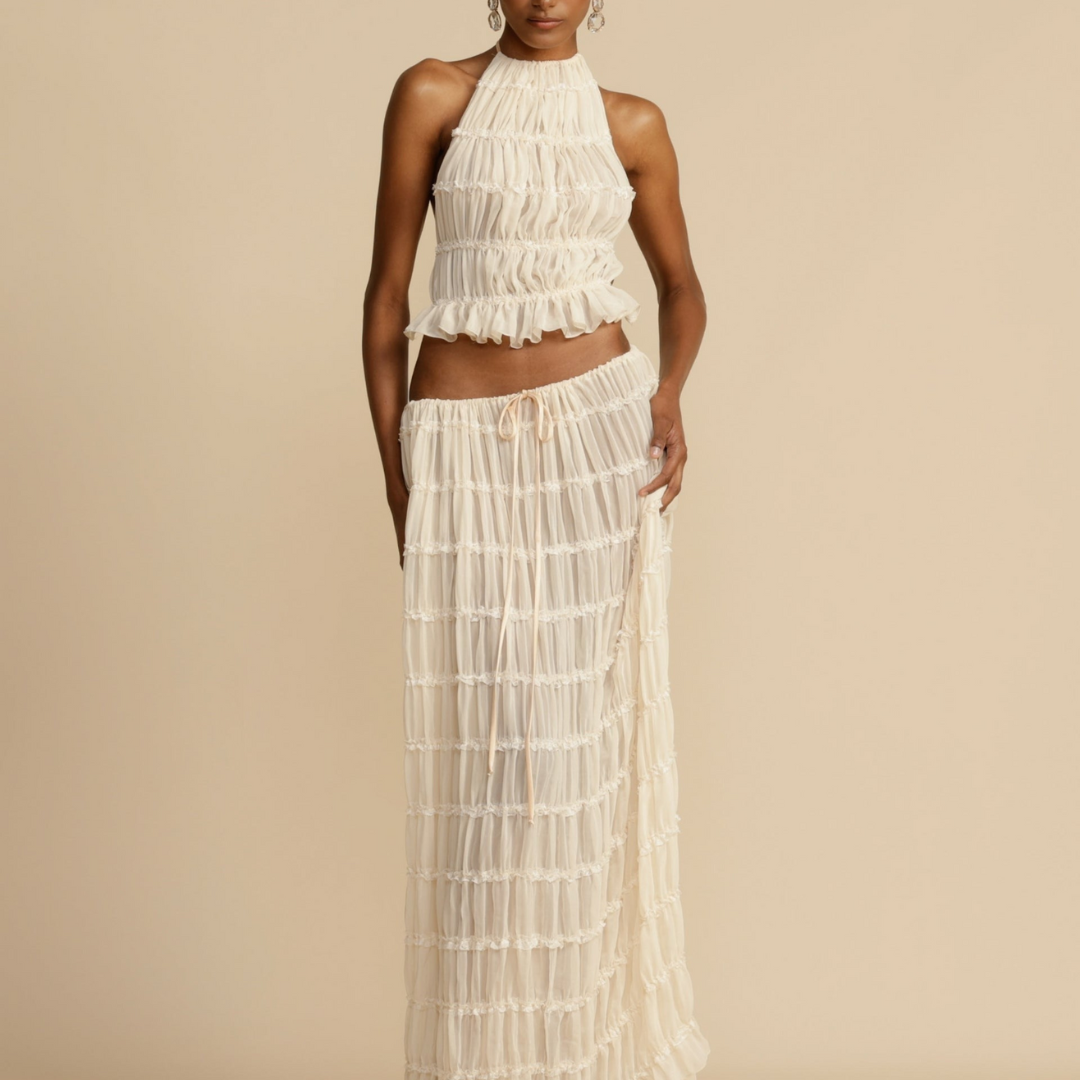 WENDY™ - Halter Top and Skirt Set