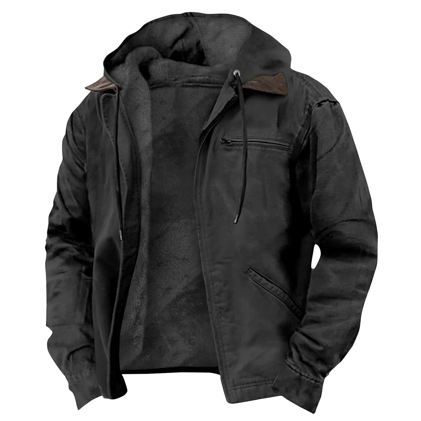 NATE | Zipper Hooded Jacket