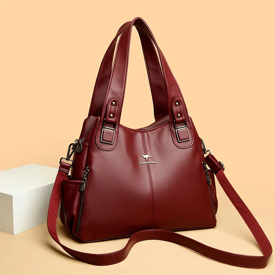 Sophie | Classic Vintage Leather Shoulder Bag