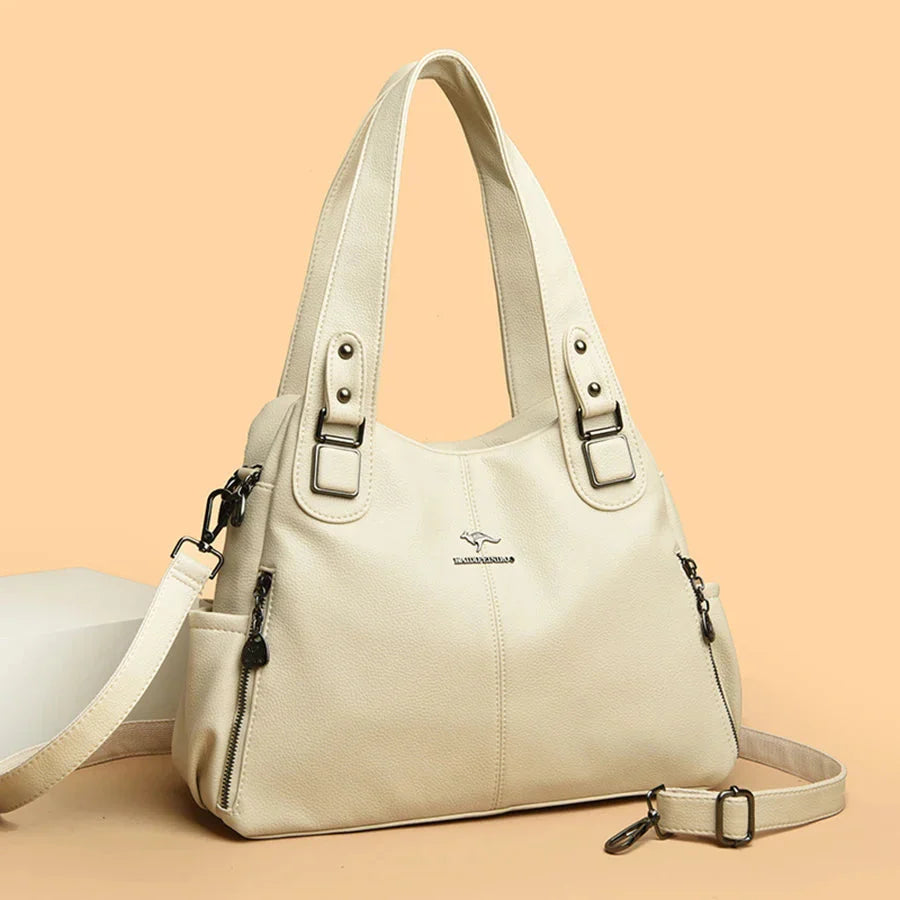 Sophie | Classic Vintage Leather Shoulder Bag