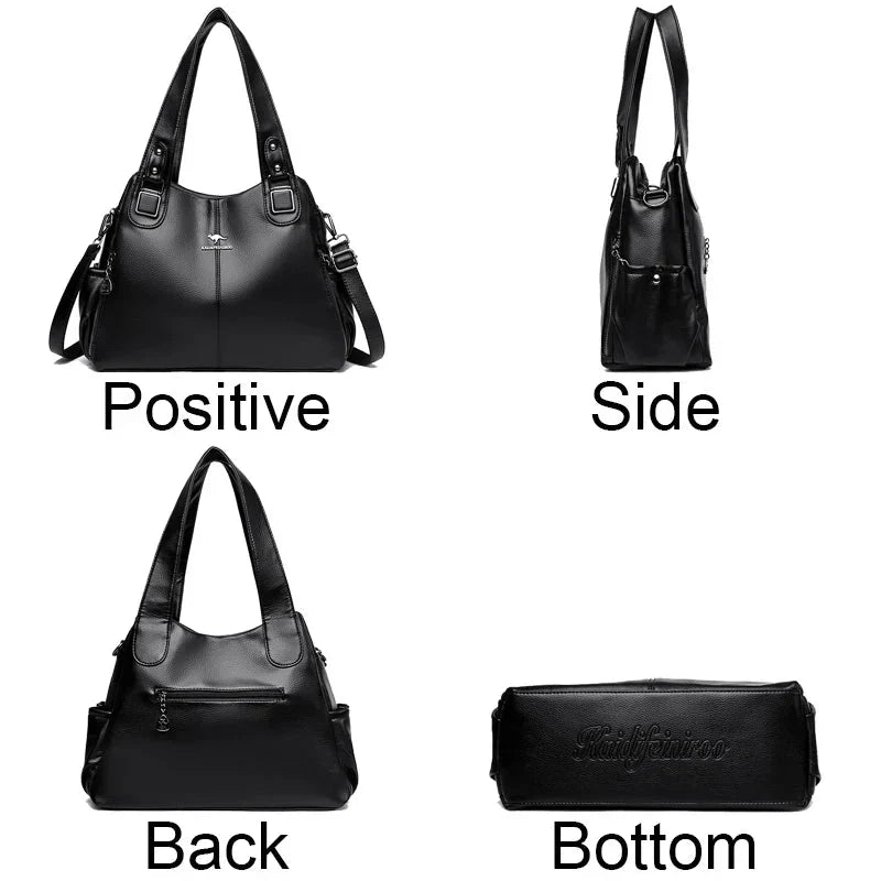 Sophie | Classic Vintage Leather Shoulder Bag