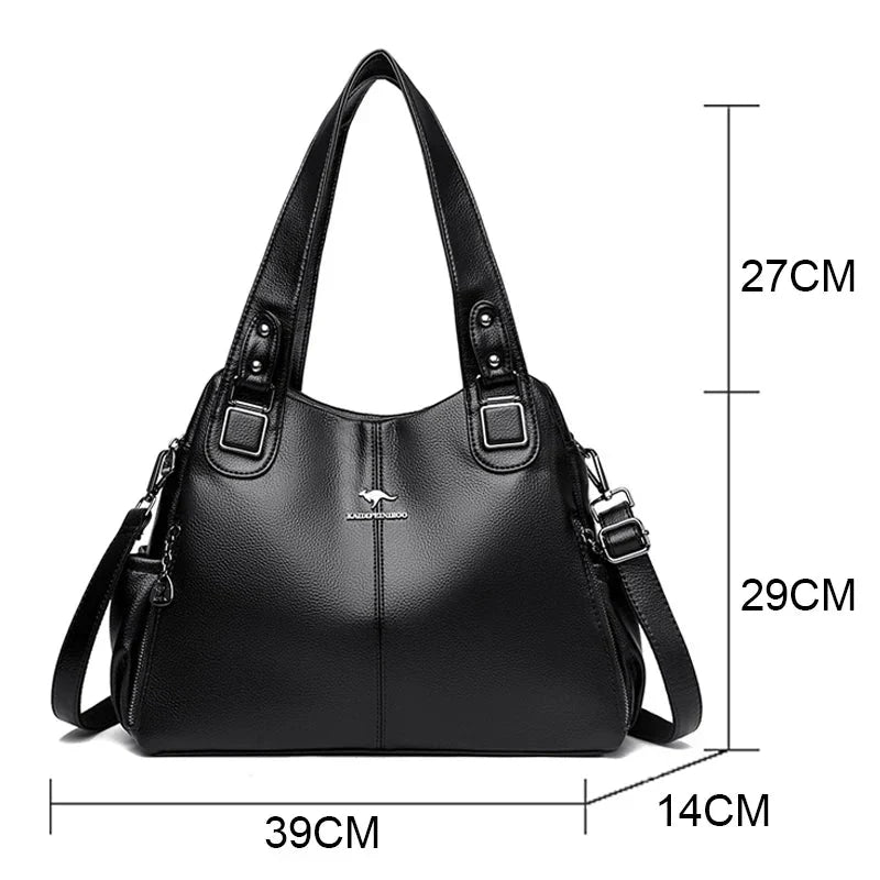 Sophie | Classic Vintage Leather Shoulder Bag