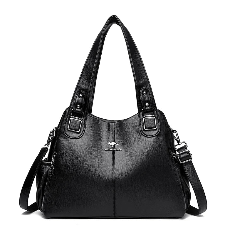 Sophie | Classic Vintage Leather Shoulder Bag