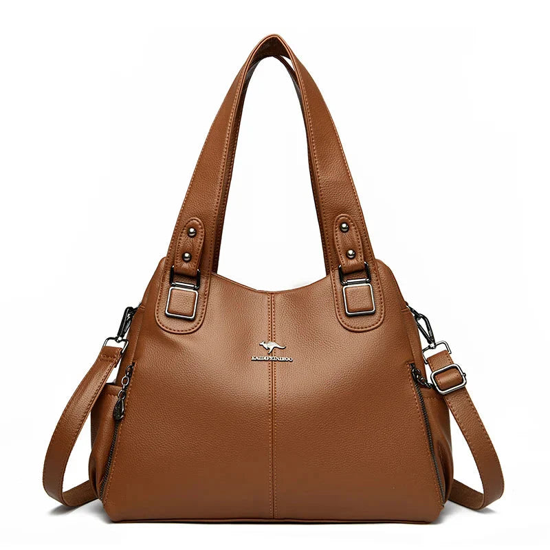 Sophie | Classic Vintage Leather Shoulder Bag