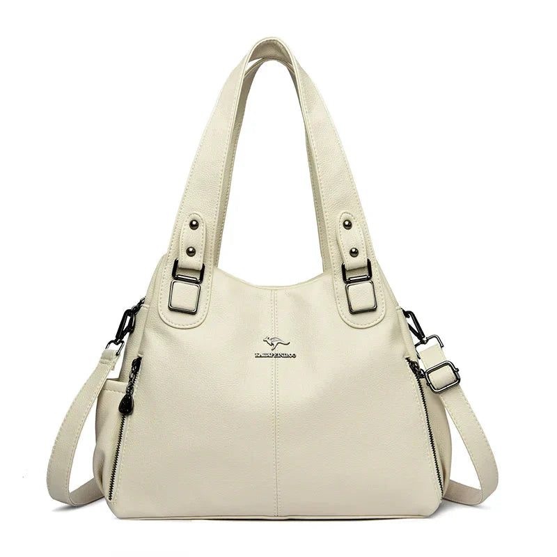 Sophie | Classic Vintage Leather Shoulder Bag