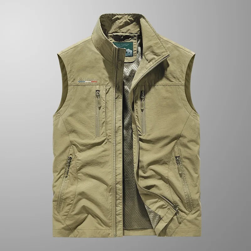 DANIEL | Multi-Pocket Breathable Outdoor Cargo Vest