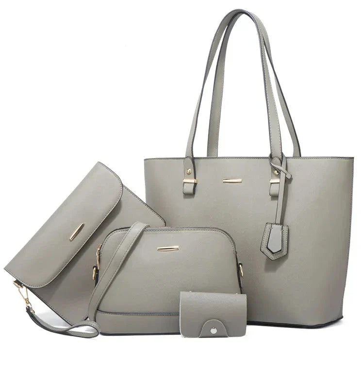Ocean-3-Piece Leather Handbag & Shoulder Bag Set