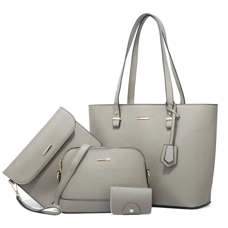 Ocean-3-Piece Leather Handbag & Shoulder Bag Set