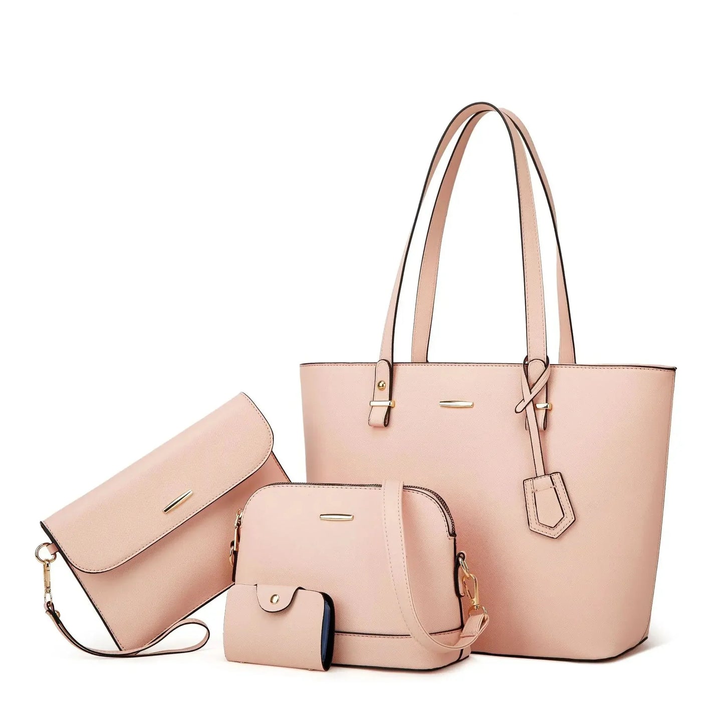 Ocean-3-Piece Leather Handbag & Shoulder Bag Set
