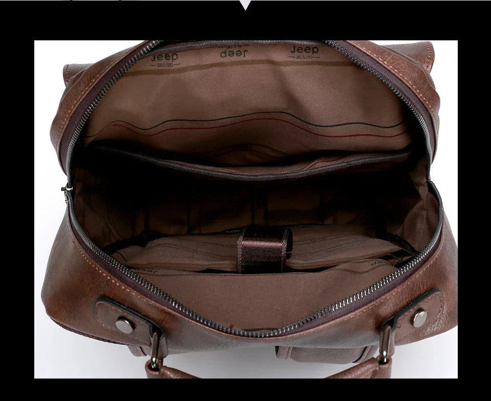 Heath | Nomad Leather Travel Backpack