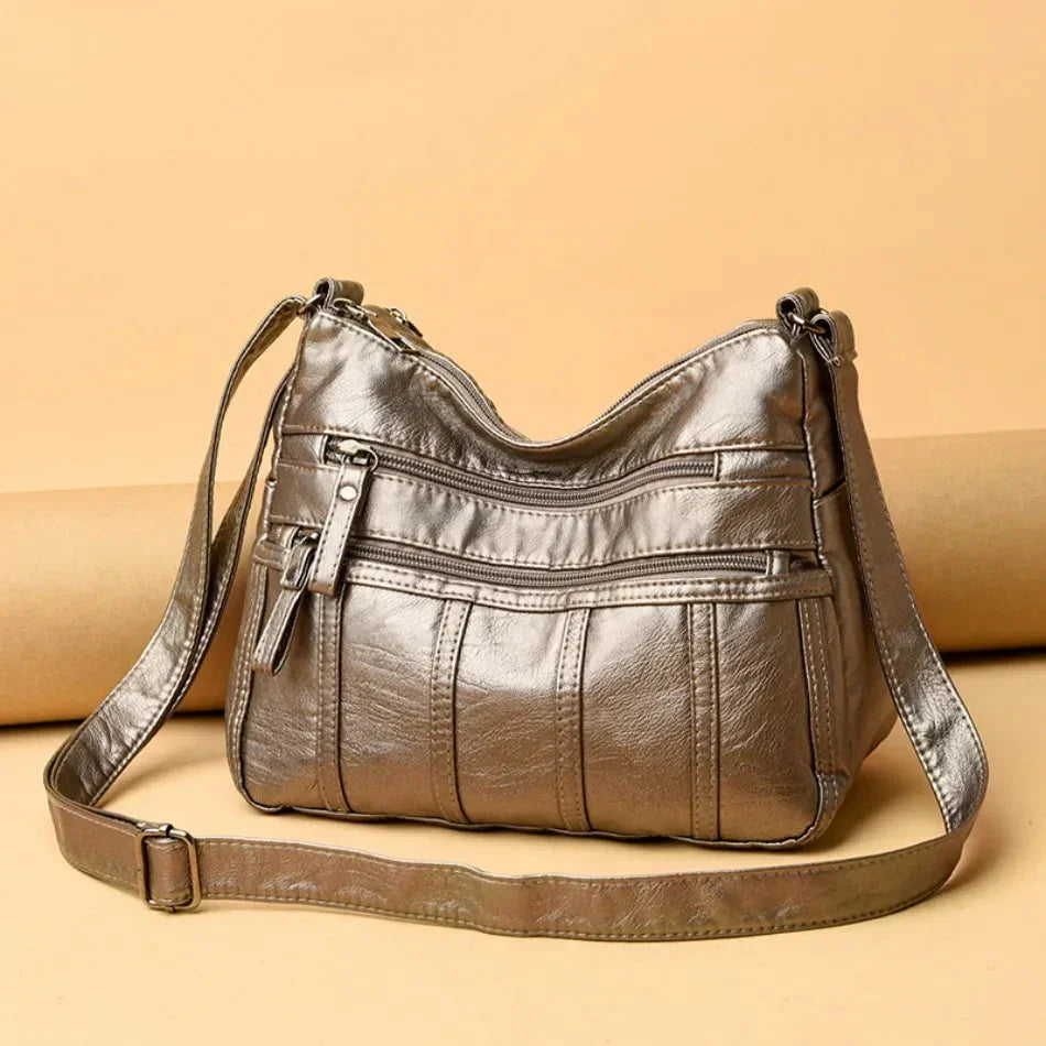 Grace | Soft Leather Crossbody Bag