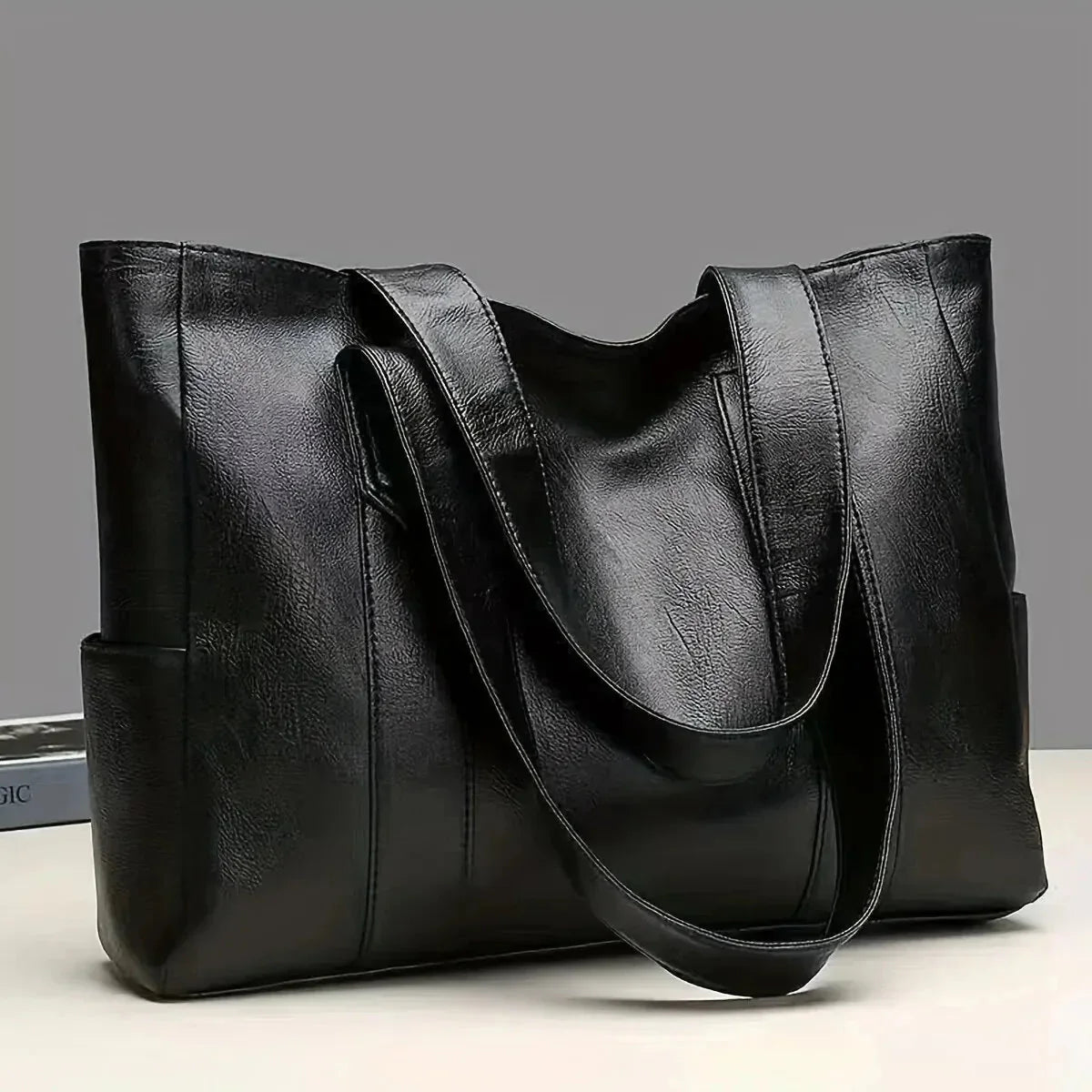 Cleo-Leather Shoulder Bag