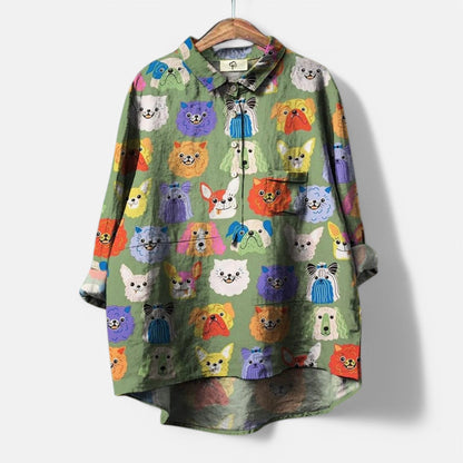 FRIDAY™ | Trendy Blouse with Artistic Prints