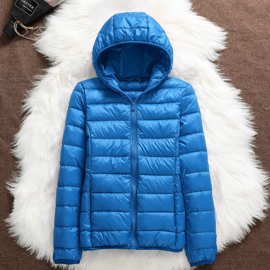 Olivia Mid-Season Jacket | Sky Blue