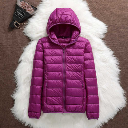 Olivia Mid-Season Jacket | Purple