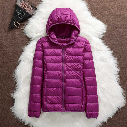 Olivia Mid-Season Jacket | Purple