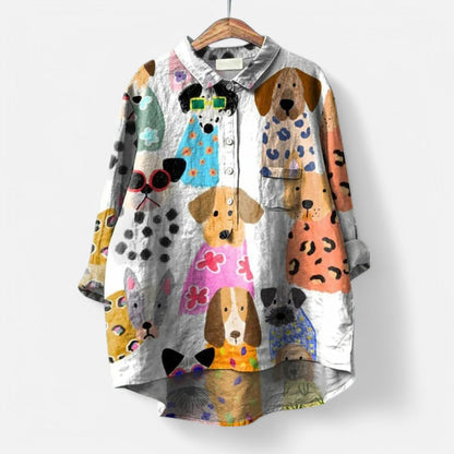 FRIDAY™ | Trendy Blouse with Artistic Prints