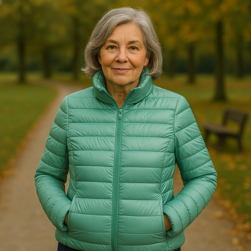Solen Light Puffer Jacket | Light Green