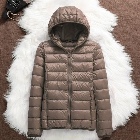 Olivia Mid-Season Jacket | Champagne
