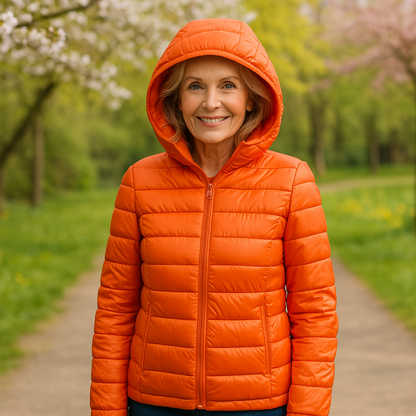 Olivia Mid-Season Jacket | Orange