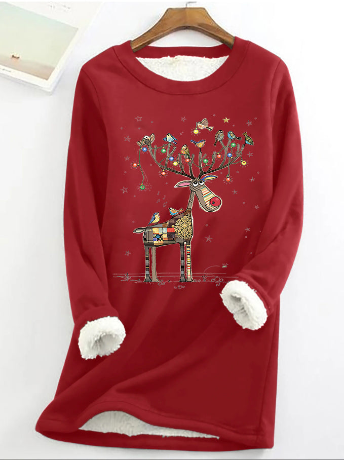 Christmas Spirit Elk Women's Thermal