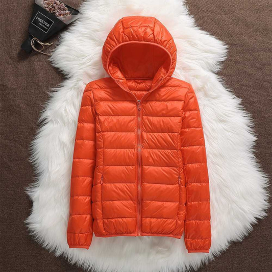 Olivia Mid-Season Jacket | Orange