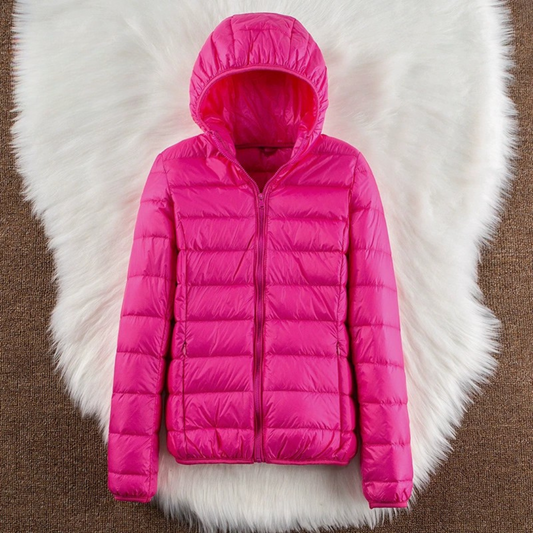 Olivia Mid-Season Jacket | Bright Pink