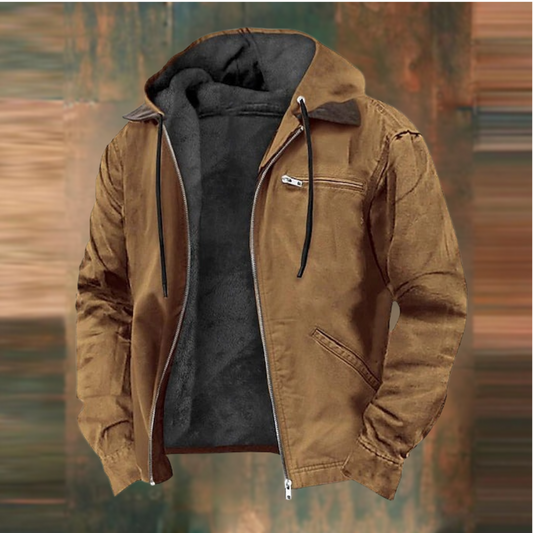 NATE | Zipper Hooded Jacket