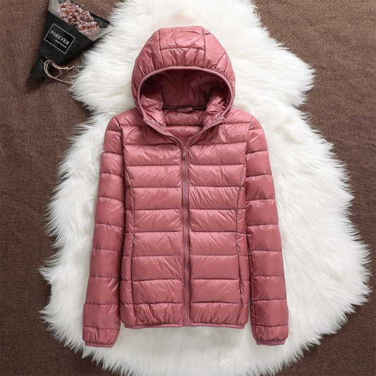 Olivia Mid-Season Jacket | Salmon