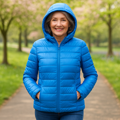 Olivia Mid-Season Jacket | Sky Blue