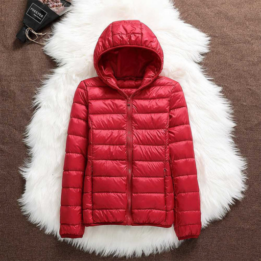 Olivia Mid-Season Jacket | Red
