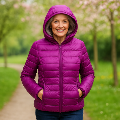 Olivia Mid-Season Jacket | Purple