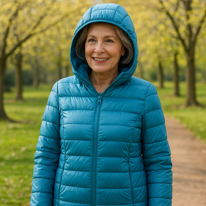 Olivia Mid-Season Jacket | Ocean Blue