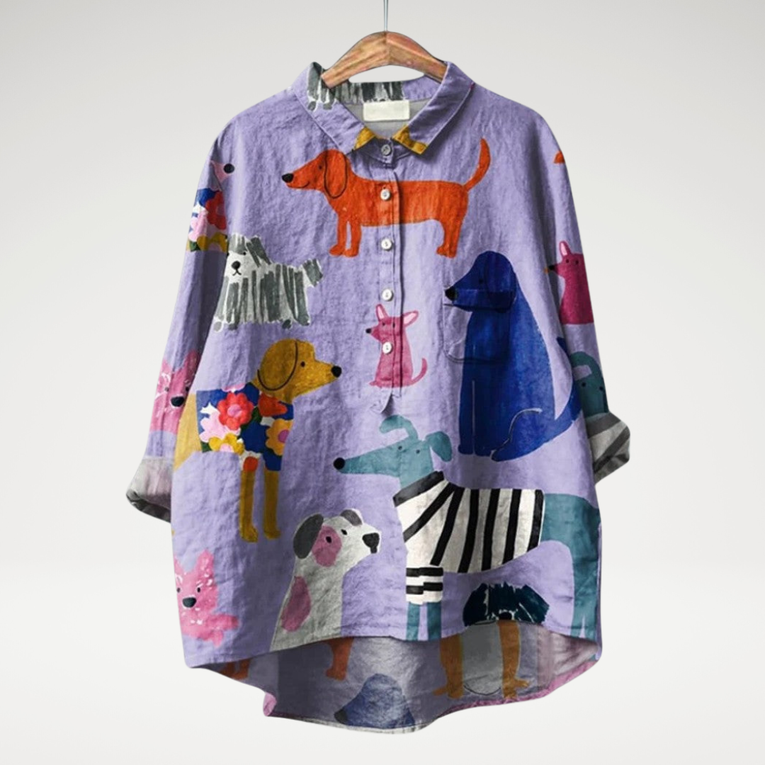 FRIDAY™ | Trendy Blouse with Artistic Prints