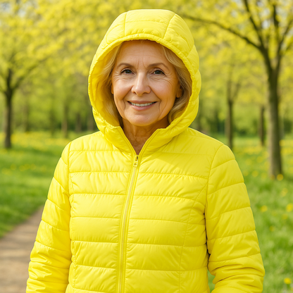 Olivia Mid-Season Jacket | Yellow