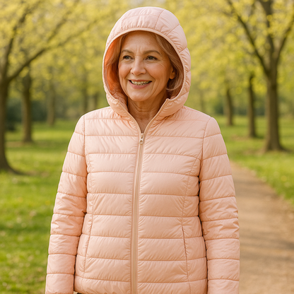 Olivia Mid-Season Jacket | Light Pink