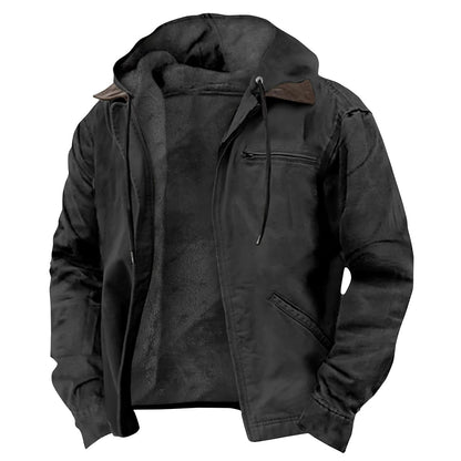 NATE | Zipper Hooded Jacket
