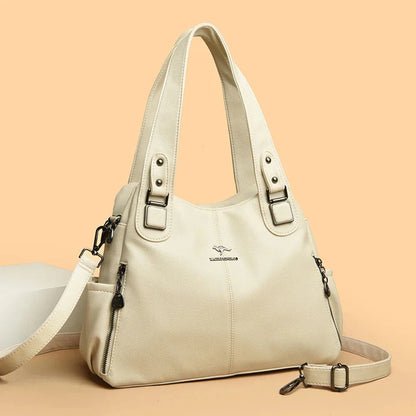 Sophie | Classic Vintage Leather Shoulder Bag