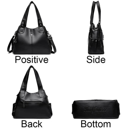 Sophie | Classic Vintage Leather Shoulder Bag